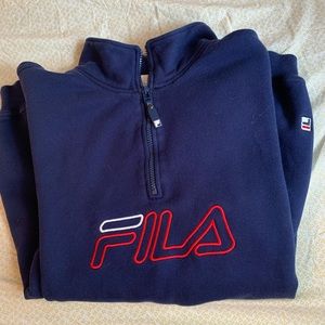 XL Fila Zip Up Sweatshirt